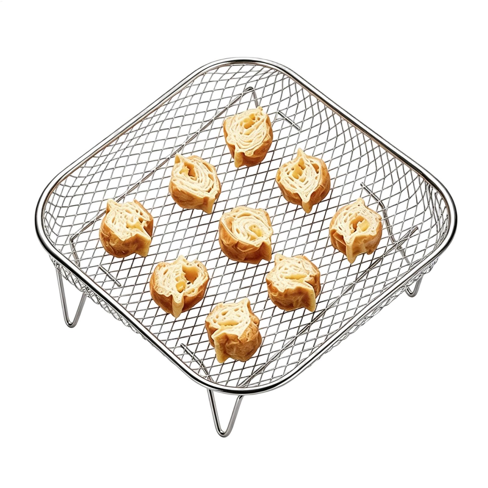 Air Fryer Rack Square Food Gra - đánh giá và giá Home Cooking Shows
